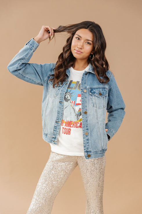 Rad Ain’t Bad Denim Trucker Jacket